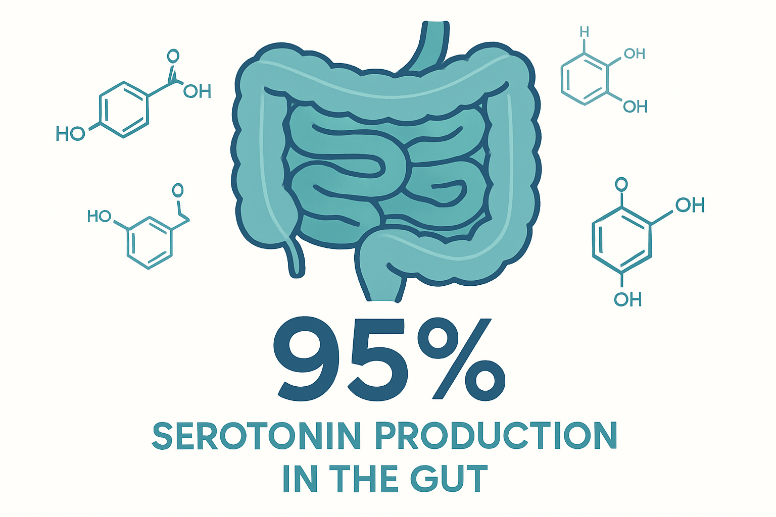 Serotonin-Produktion im Darm